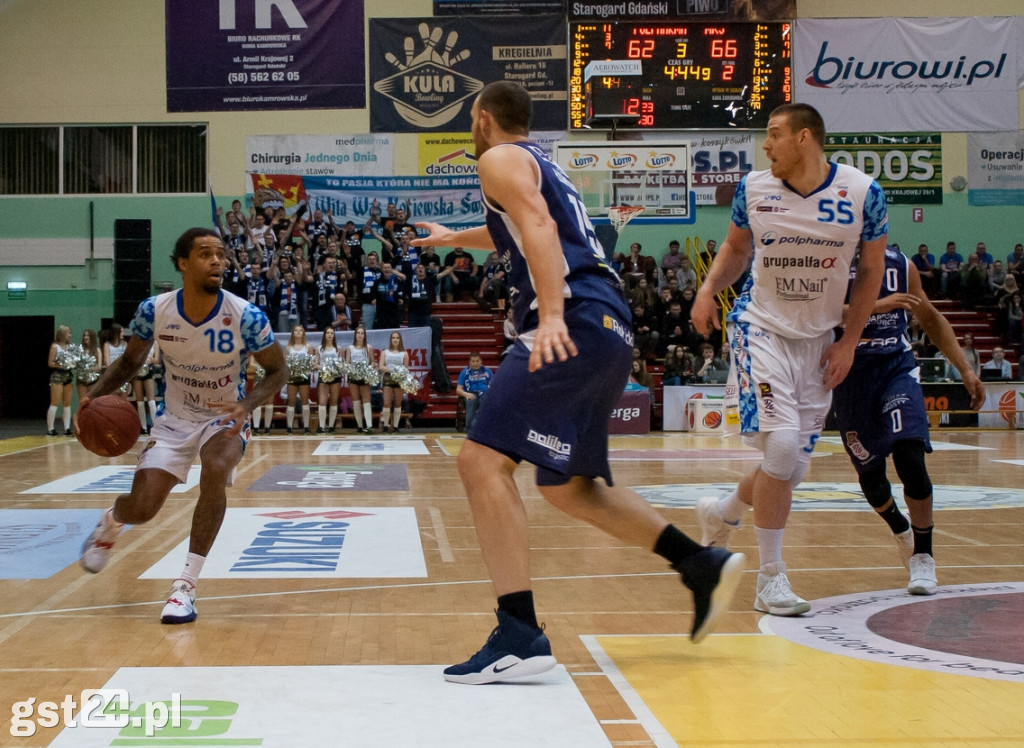 24.01.2019 17 Kolejka PLK Polpharma Starogard-MKS Dąbrowa Górnicza 99:105