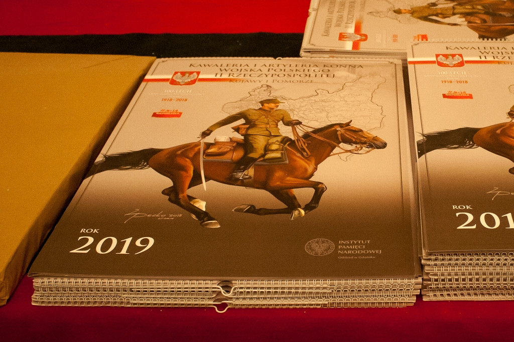 24.01.2019 Prezentacja kalendarza 2019 II Pułku Szwoleżerów Rokitniańskich