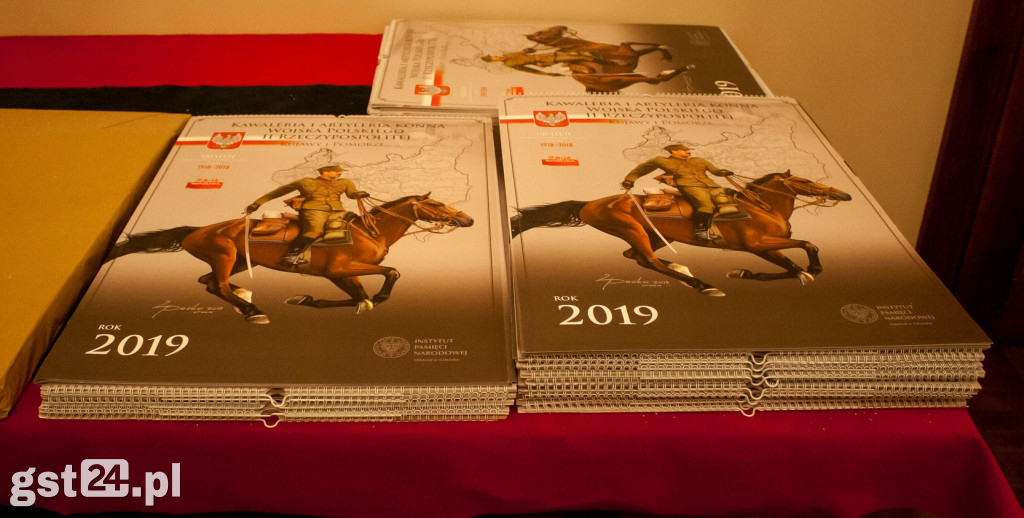 24.01.2019 Prezentacja kalendarza 2019 II Pułku Szwoleżerów Rokitniańskich