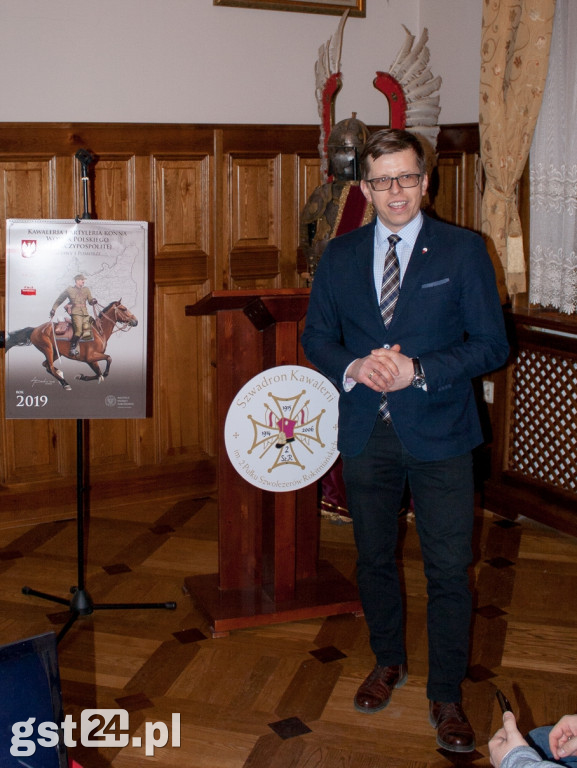 24.01.2019 Prezentacja kalendarza 2019 II Pułku Szwoleżerów Rokitniańskich