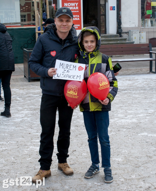 26.01.2019 Starogardzianie Murem Za Jurkiem Owsiakiem