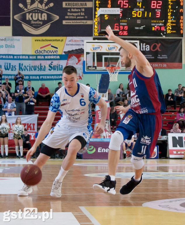 XXIV Kolejka EBL Polpharma Starogard-King Szczecin 84:99