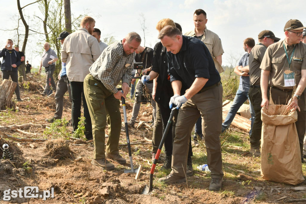 Andrzej Duda wraz z małżonką w Rytlu