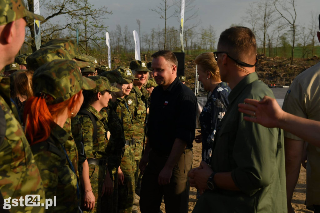 Andrzej Duda wraz z małżonką w Rytlu
