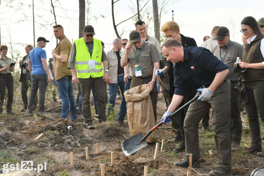 Andrzej Duda wraz z małżonką w Rytlu