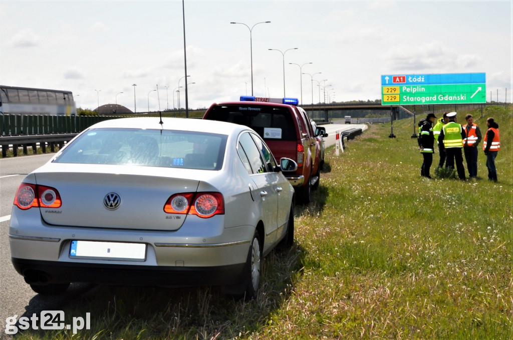 Policja badała przyczyny wypadku ze skutkiem śmiertelnym na A1