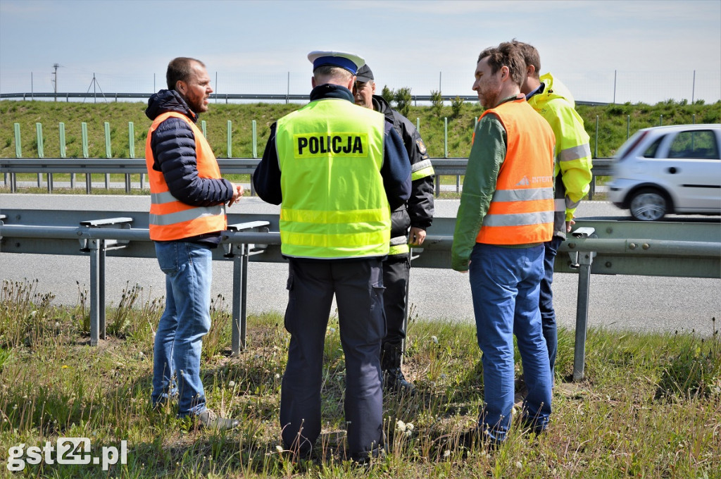 Policja badała przyczyny wypadku ze skutkiem śmiertelnym na A1