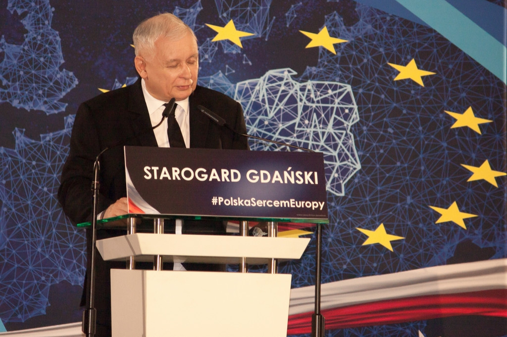 Jarosław Kaczyński w Starogardzie