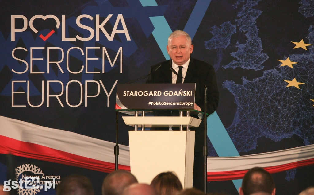 Jarosław Kaczyński w Starogardzie