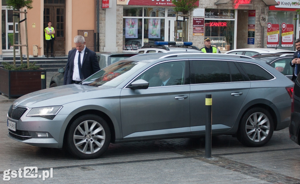 Jarosław Kaczyński w Starogardzie