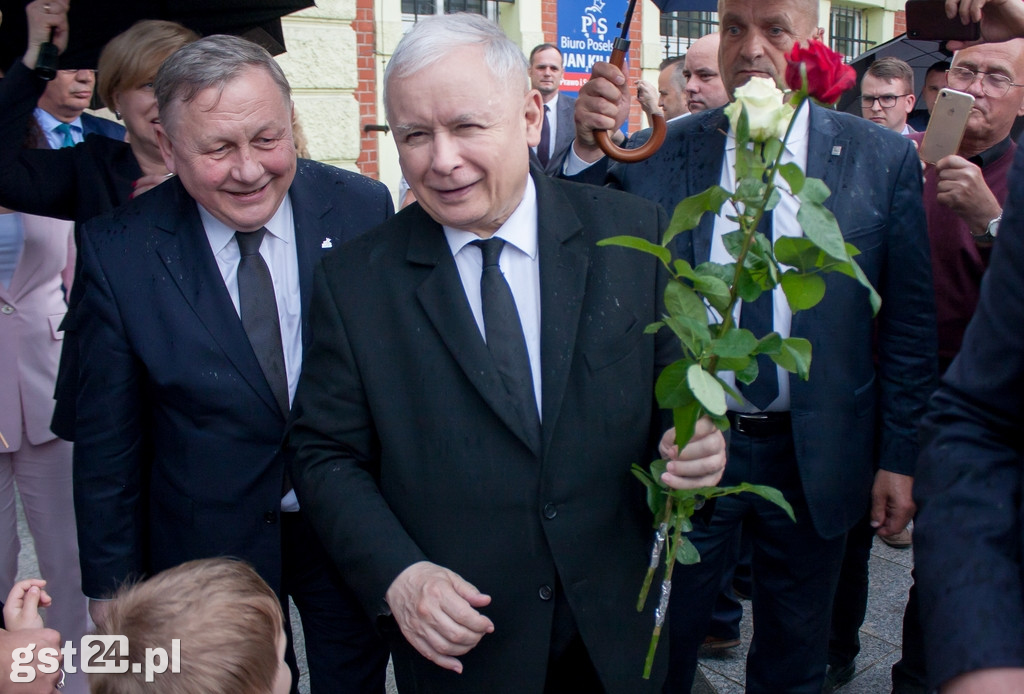 Jarosław Kaczyński w Starogardzie