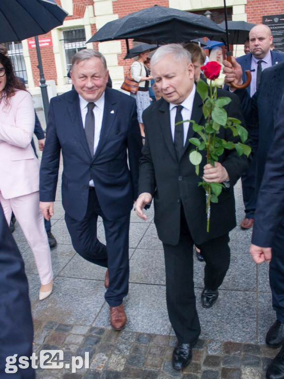 Jarosław Kaczyński w Starogardzie