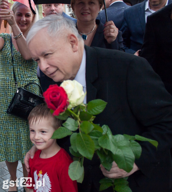 Jarosław Kaczyński w Starogardzie