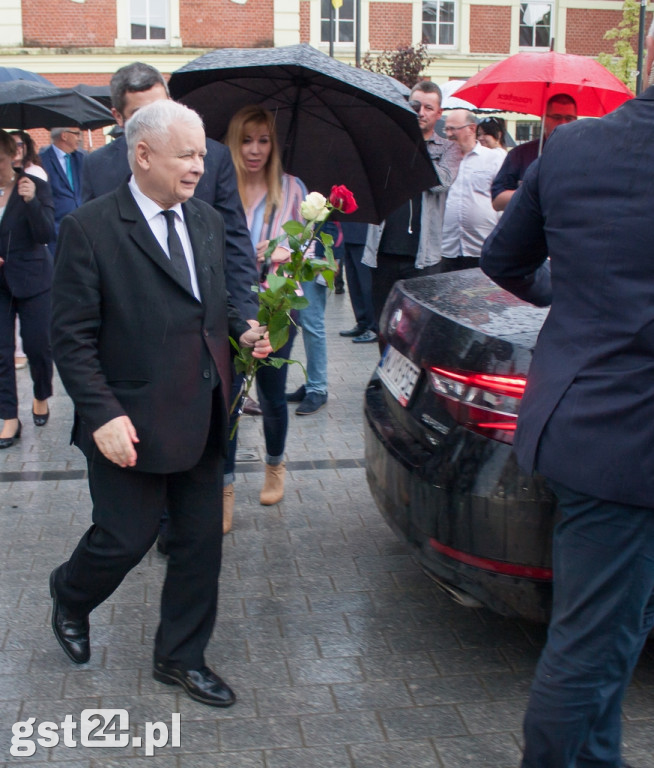 Jarosław Kaczyński w Starogardzie