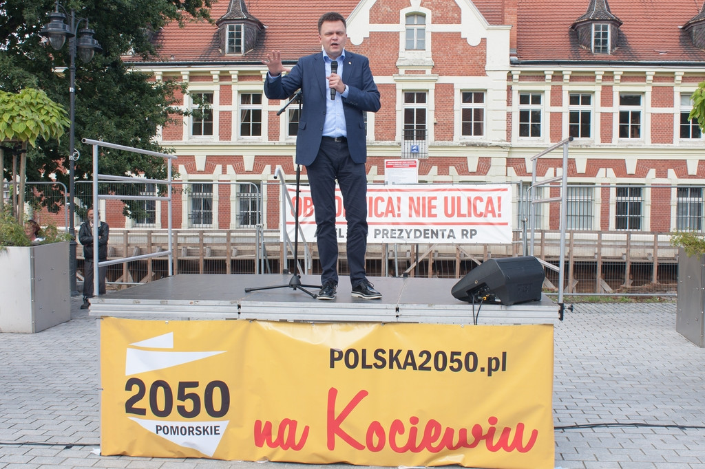 Spotkanie z Szymonem Hołownia w Starogardzie