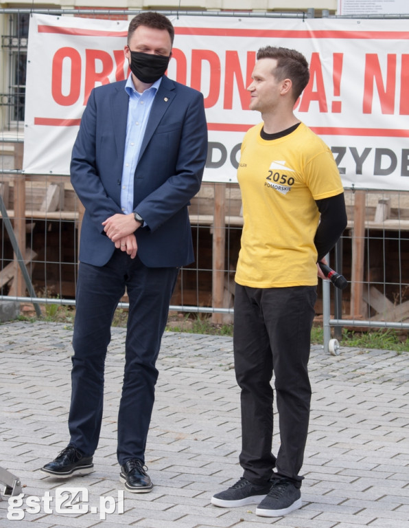 Spotkanie z Szymonem Hołownia w Starogardzie