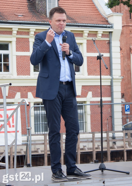 Spotkanie z Szymonem Hołownia w Starogardzie