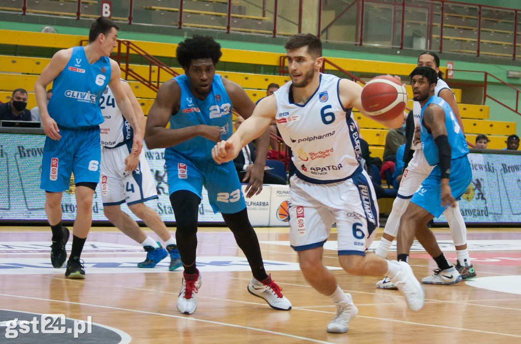  Zacięty Mecz Polpharmy Starogard z GTK Gliwice