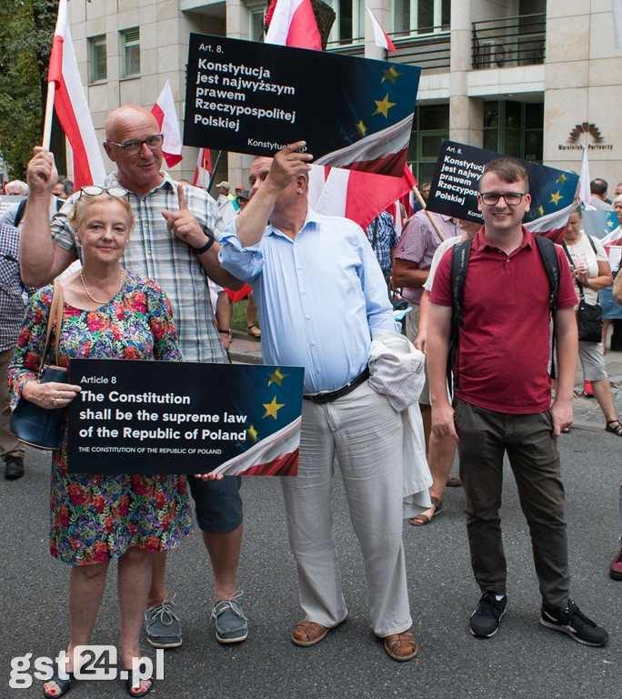 Kociewiacy Na Proteście w Warszawie