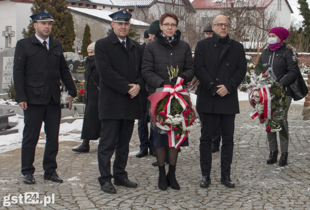 POŚWIĘCENIE GROBU WETERANA POWSTANIA STYCZNIOWEGO