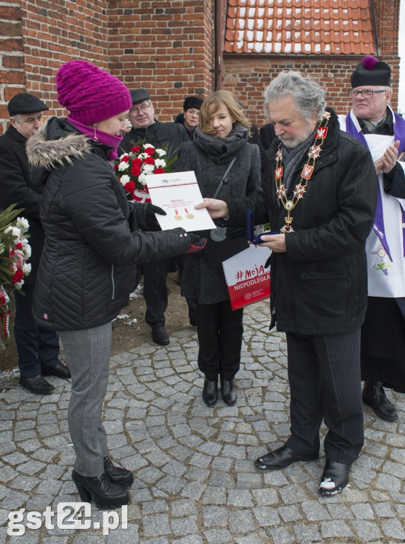 POŚWIĘCENIE GROBU WETERANA POWSTANIA STYCZNIOWEGO