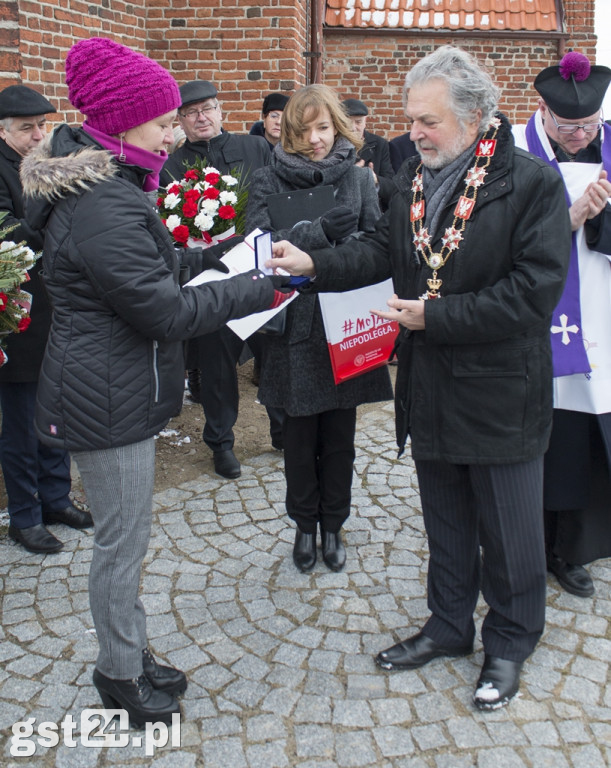 POŚWIĘCENIE GROBU WETERANA POWSTANIA STYCZNIOWEGO