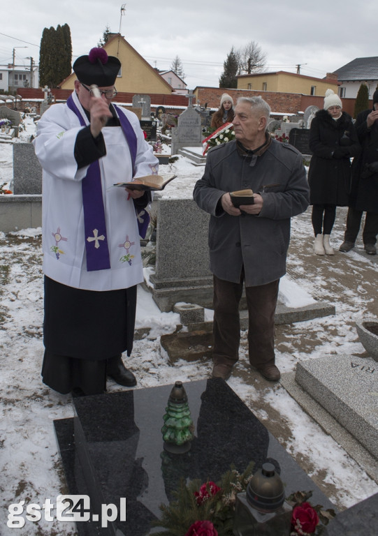 POŚWIĘCENIE GROBU WETERANA POWSTANIA STYCZNIOWEGO