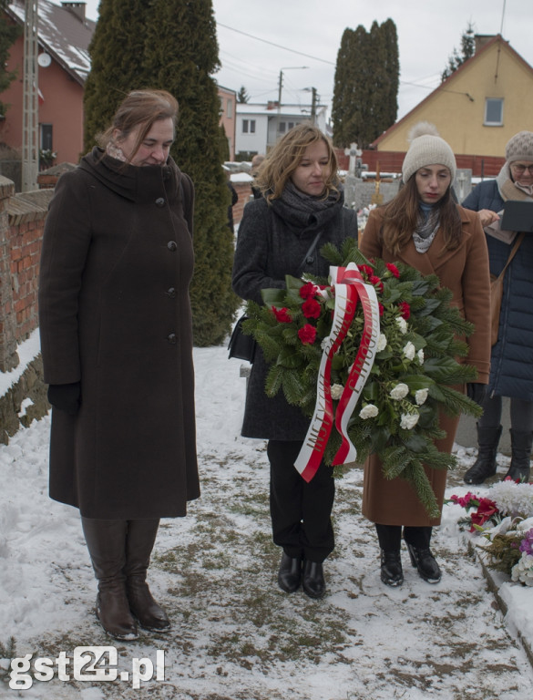 POŚWIĘCENIE GROBU WETERANA POWSTANIA STYCZNIOWEGO