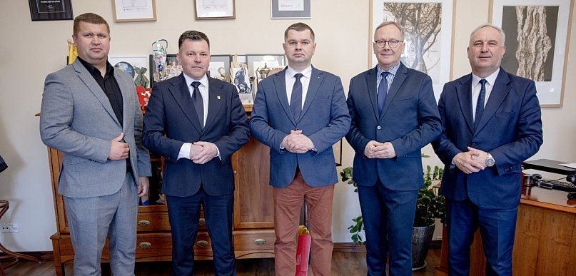 Wicemarszałek województwa pomorskiego z wizytą w Starogardzie Gdańskim